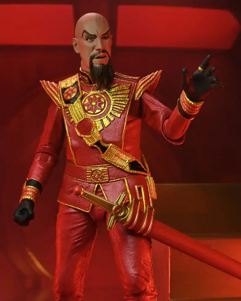 Flash Gordon (1980) Action Figure Ultimate Ming (Red Military Outfit) 18 cm termékfotó