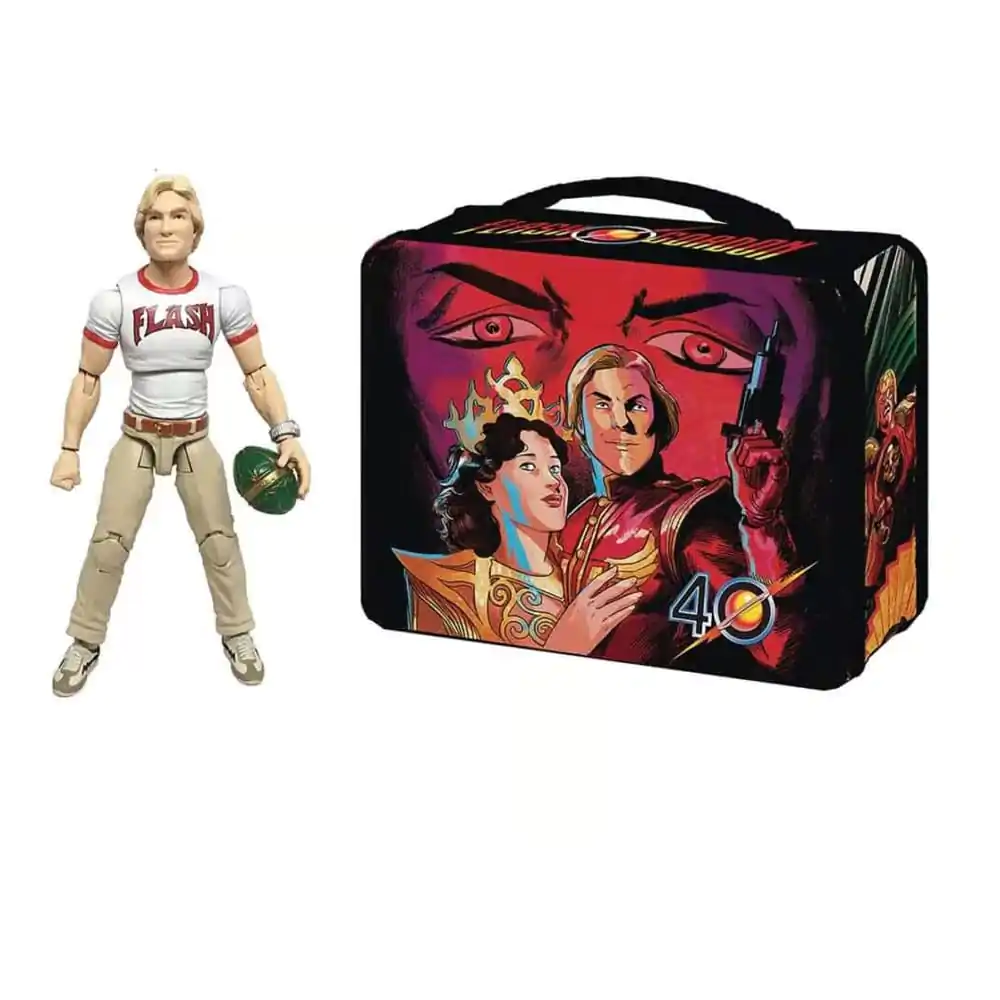 Flash Gordon Hero H.A.C.K.S. Action Figure Flash Gordon with Lunchbox termékfotó