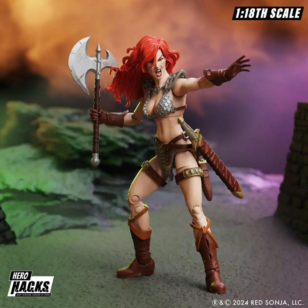 Flash Gordon Hero H.A.C.K.S. Action Figure Red Sonja termékfotó