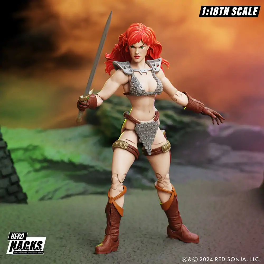 Flash Gordon Hero H.A.C.K.S. Action Figure Red Sonja termékfotó