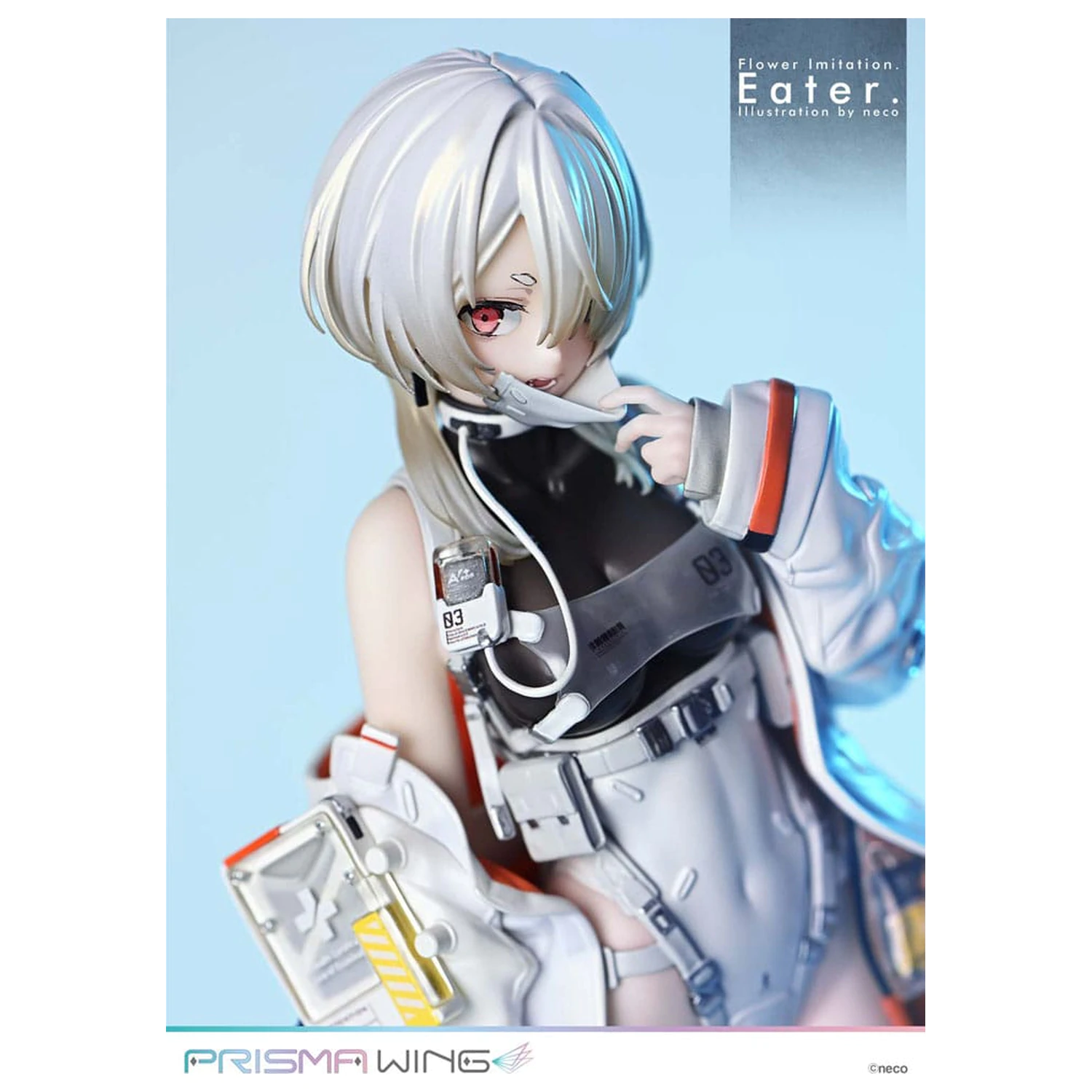 Flower Imitation Prisma Wing PVC Statue 1/7 Eater Illustration by neco 32 cm product photo