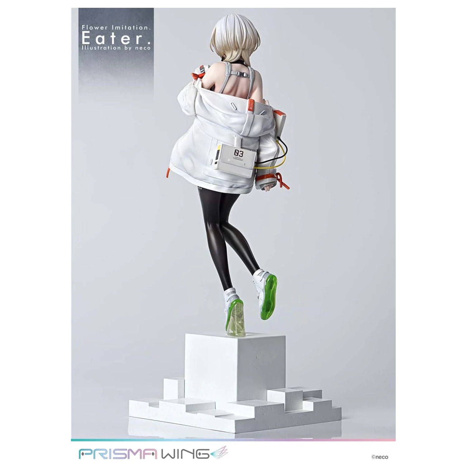 Flower Imitation Prisma Wing PVC Statue 1/7 Eater Illustration by neco 32 cm product photo