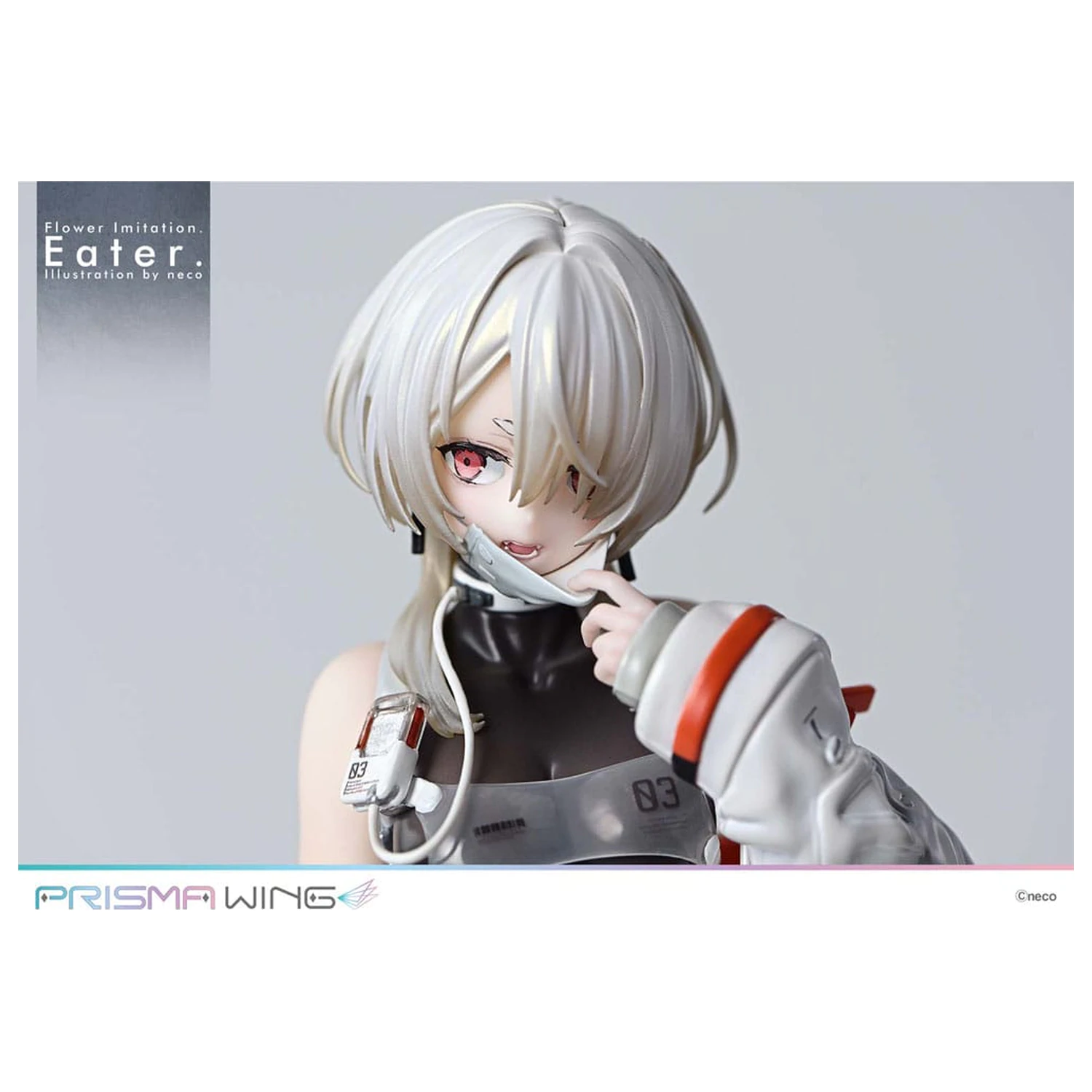 Flower Imitation Prisma Wing PVC Statue 1/7 Eater Illustration by neco 32 cm product photo