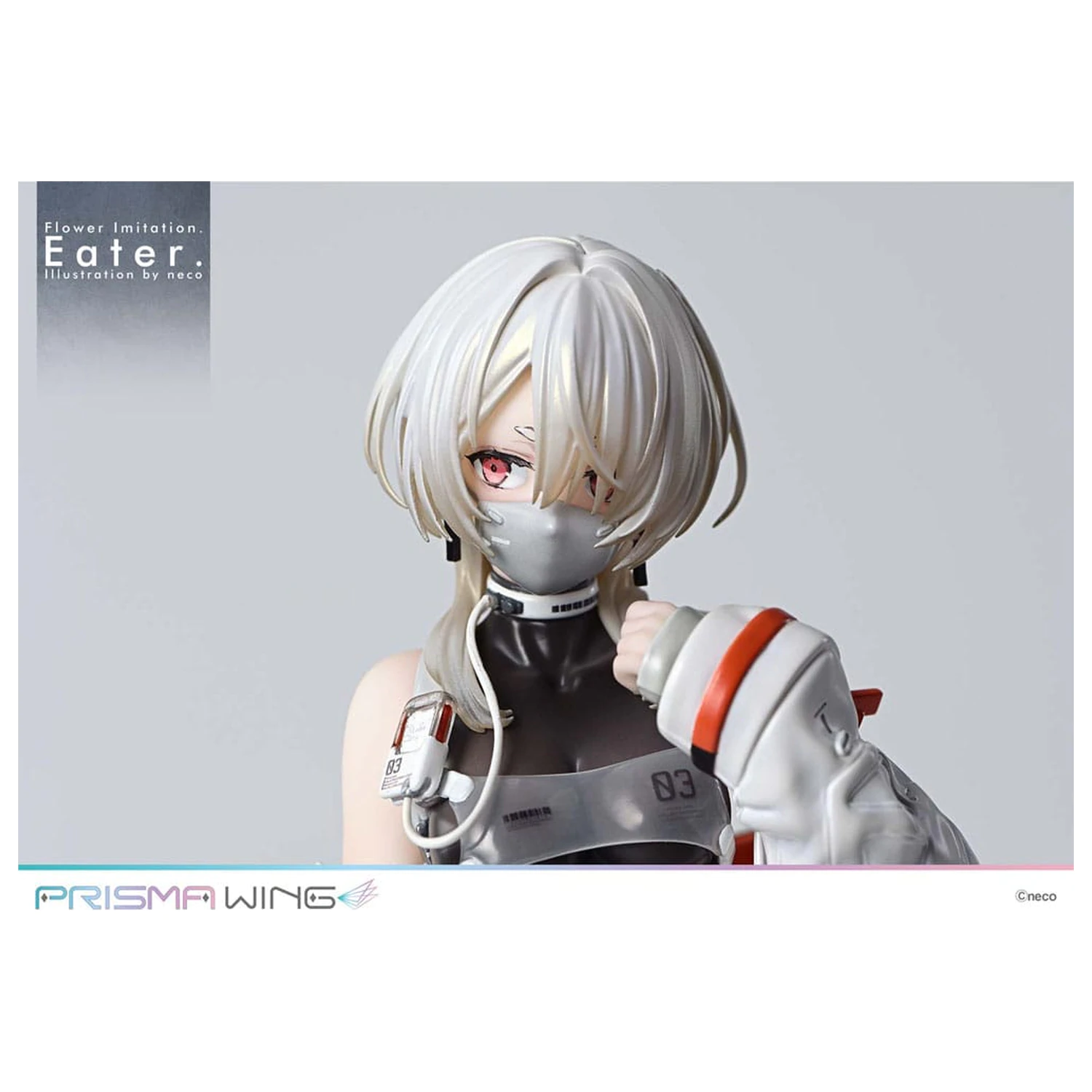 Flower Imitation Prisma Wing PVC Statue 1/7 Eater Illustration by neco 32 cm product photo