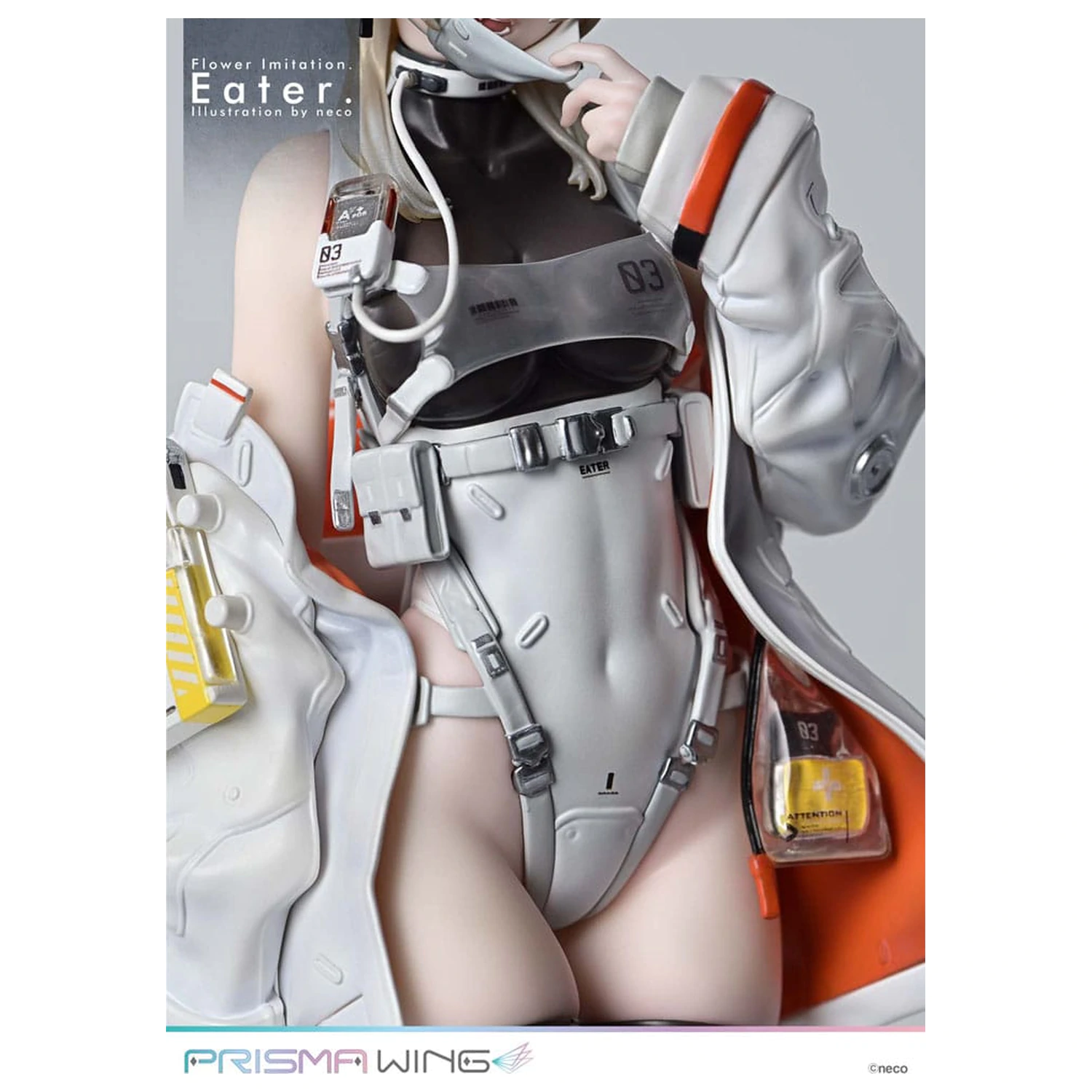 Flower Imitation Prisma Wing PVC Statue 1/7 Eater Illustration by neco 32 cm product photo