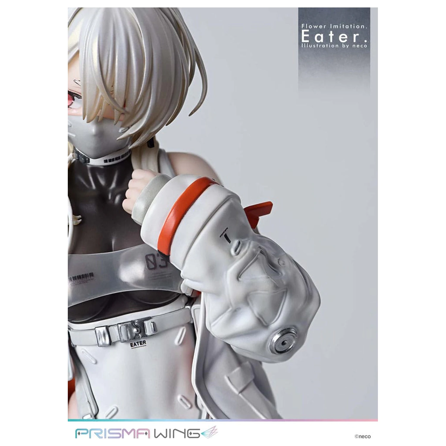 Flower Imitation Prisma Wing PVC Statue 1/7 Eater Illustration by neco 32 cm product photo