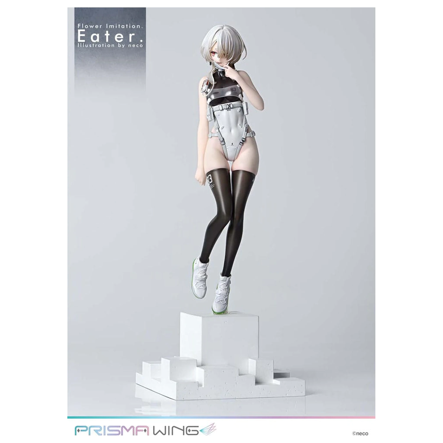 Flower Imitation Prisma Wing PVC Statue 1/7 Eater Illustration by neco 32 cm product photo