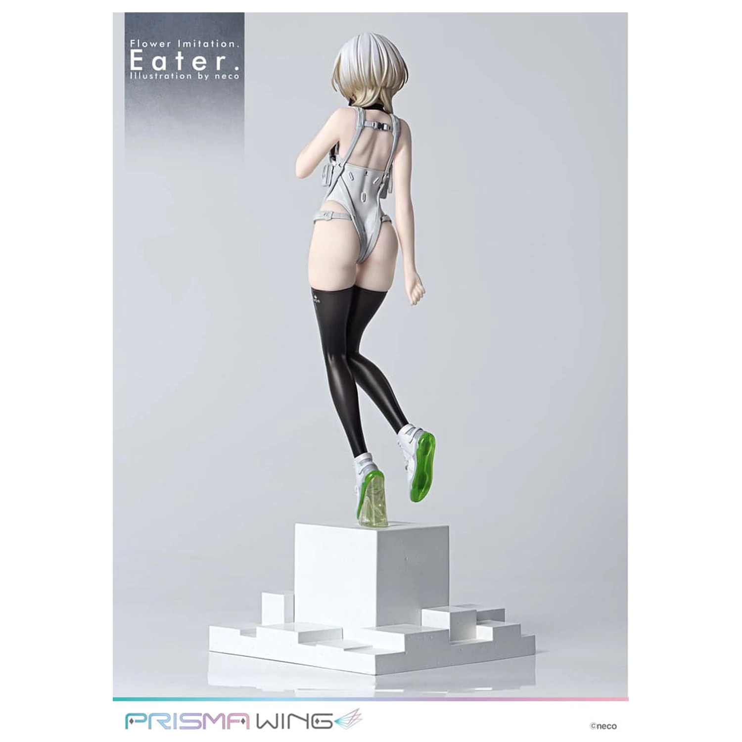 Flower Imitation Prisma Wing PVC Statue 1/7 Eater Illustration by neco 32 cm product photo
