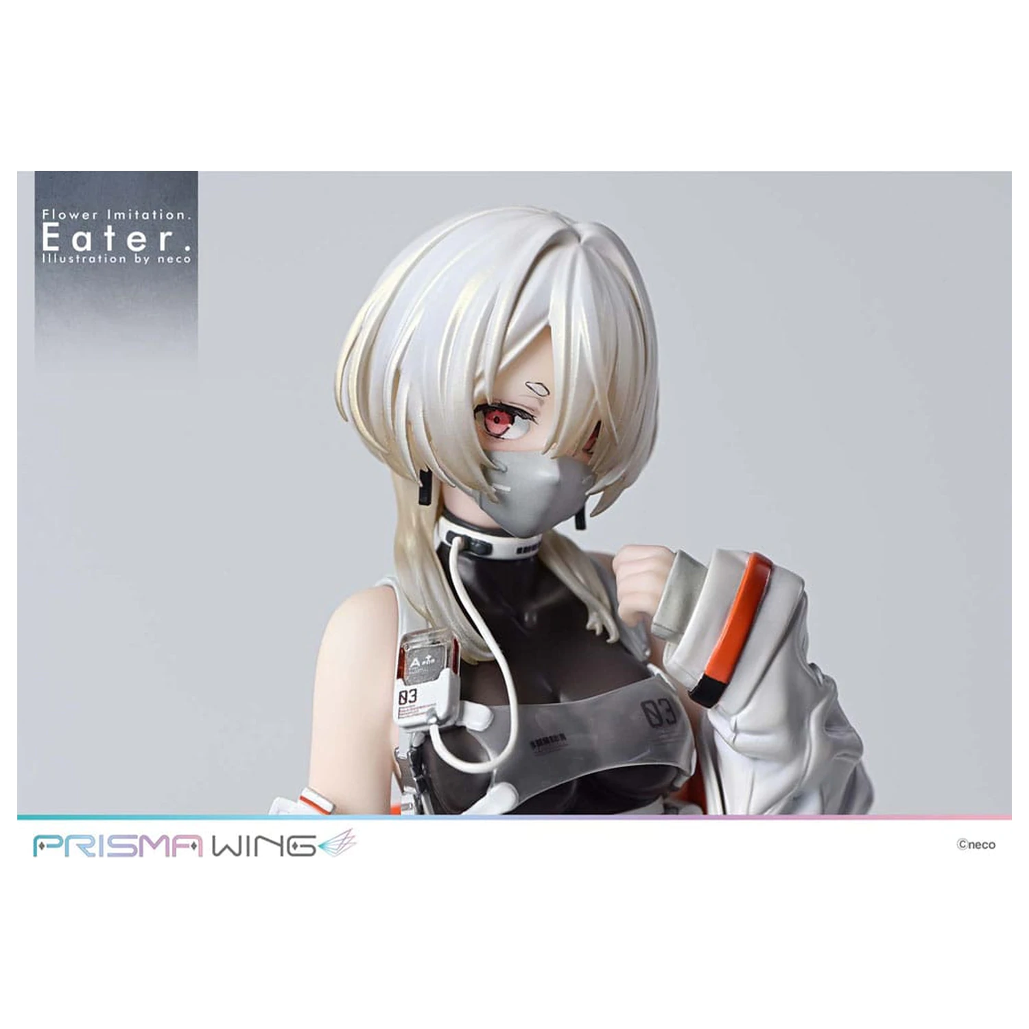 Flower Imitation Prisma Wing PVC Statue 1/7 Eater Illustration by neco 32 cm product photo