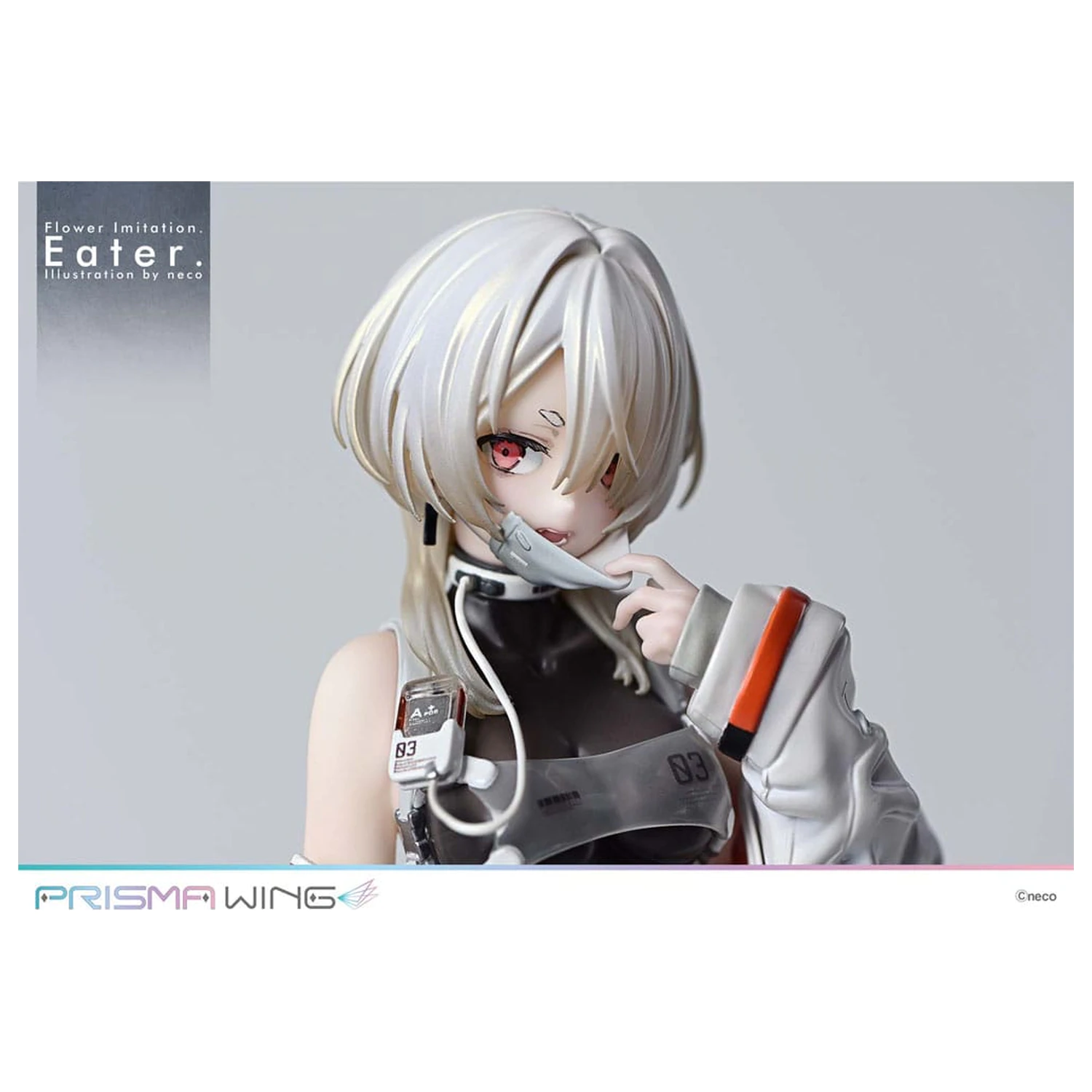 Flower Imitation Prisma Wing PVC Statue 1/7 Eater Illustration by neco 32 cm product photo