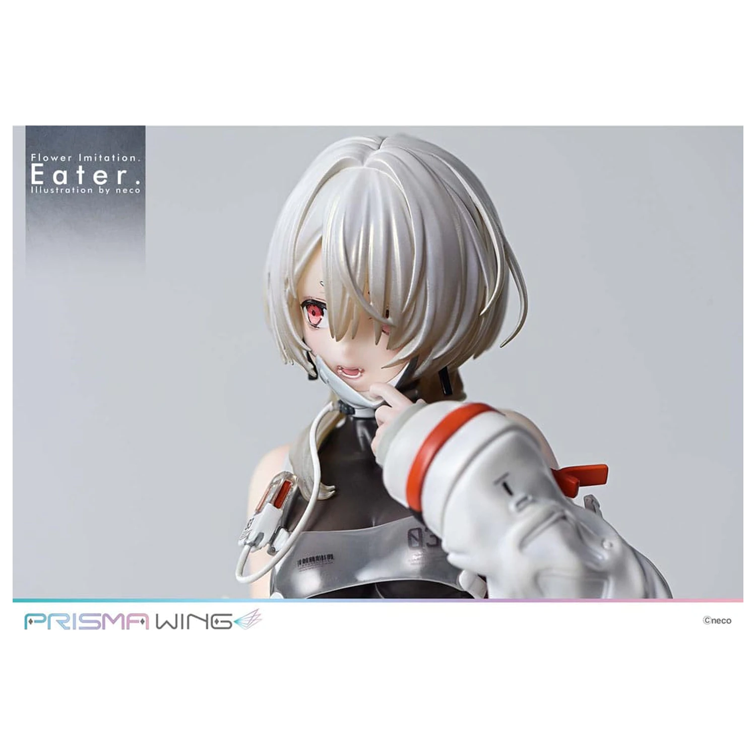 Flower Imitation Prisma Wing PVC Statue 1/7 Eater Illustration by neco 32 cm product photo