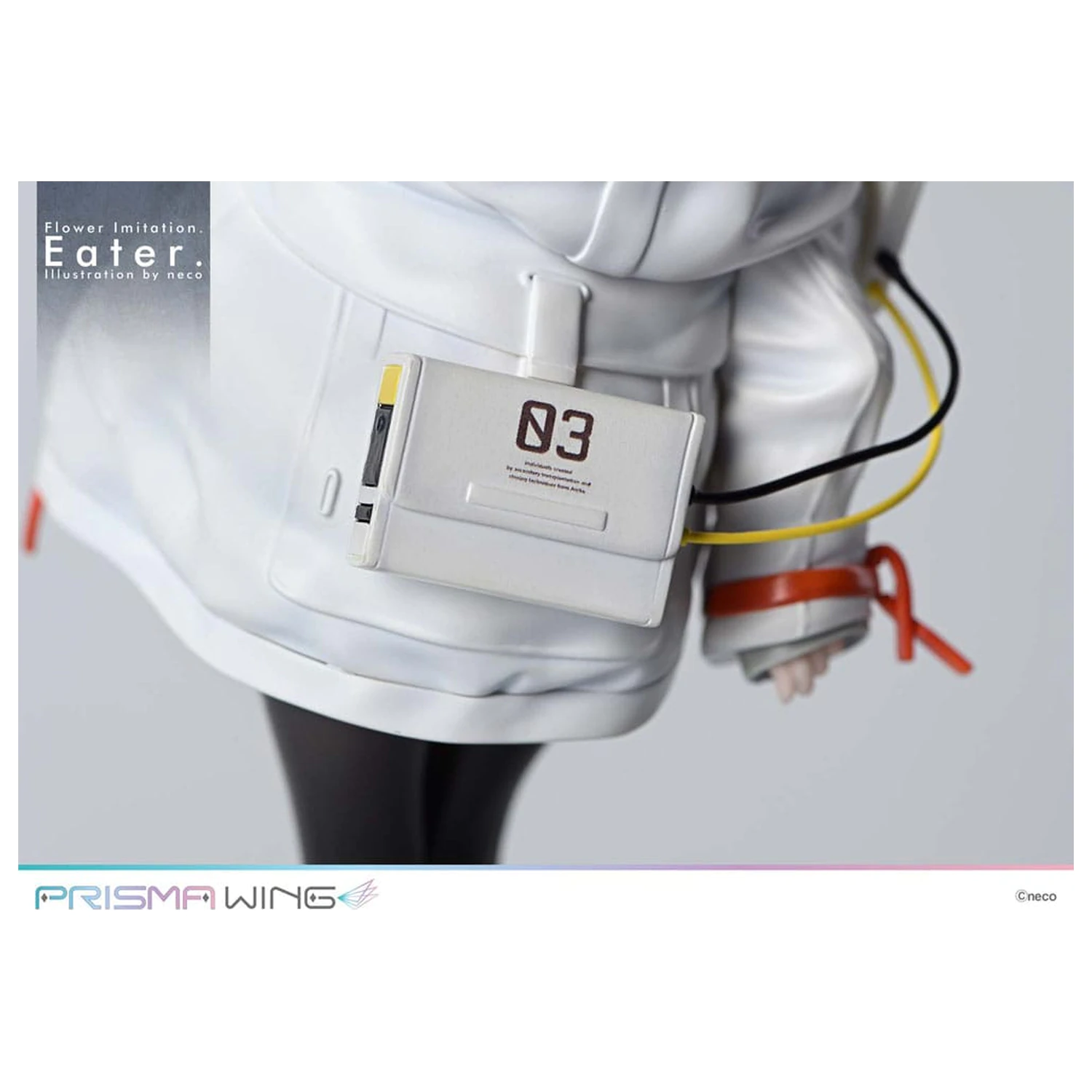 Flower Imitation Prisma Wing PVC Statue 1/7 Eater Illustration by neco 32 cm product photo