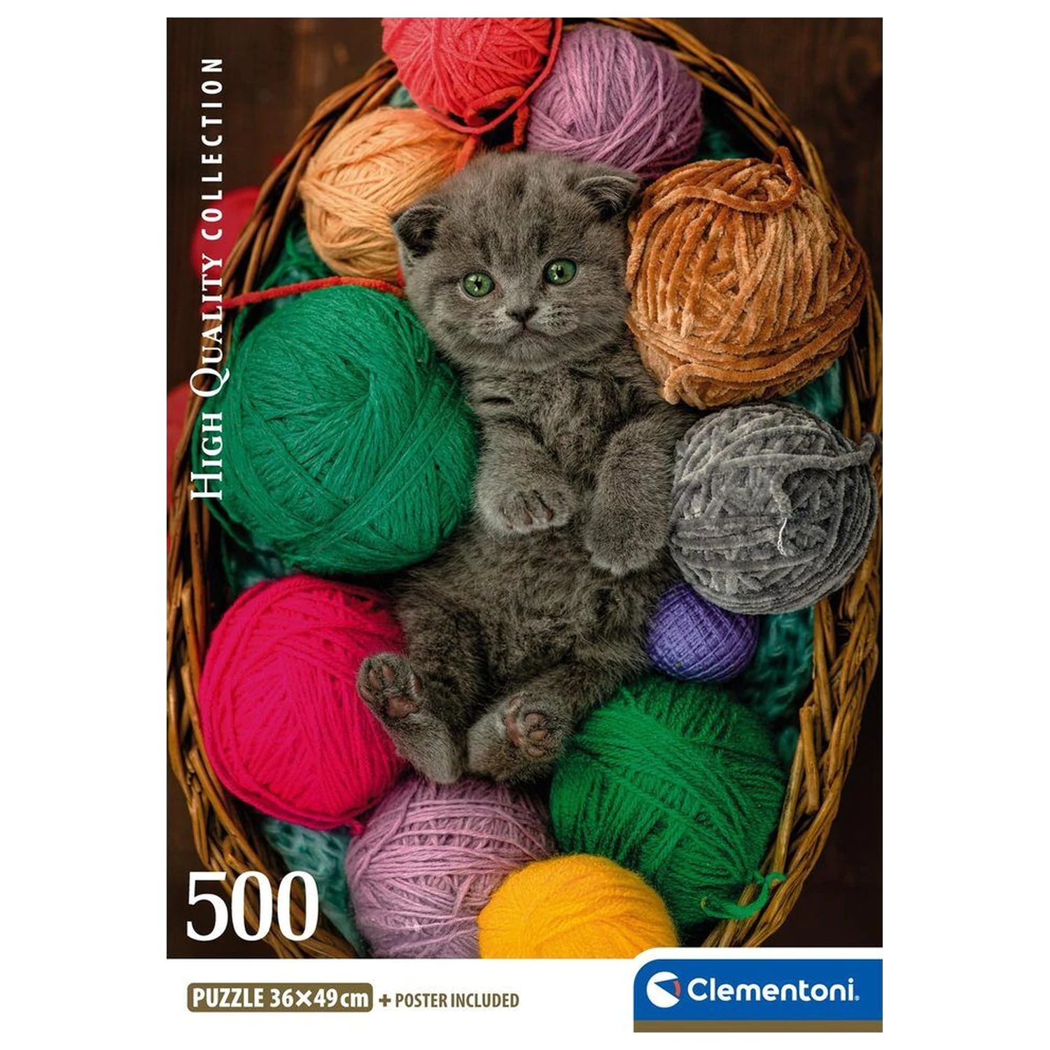 Fluffy Kitten puzzle 500pcs product photo