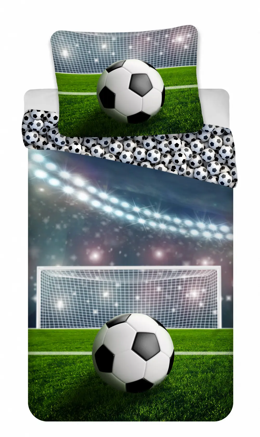 Football Duvet Cover 140x200cm, 70x90cm microfibre product photo