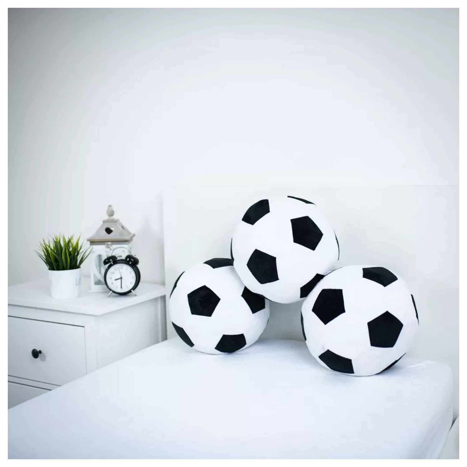 Football Ball 3D Shaped Cushion, Decorative Pillow 41 cm product photo