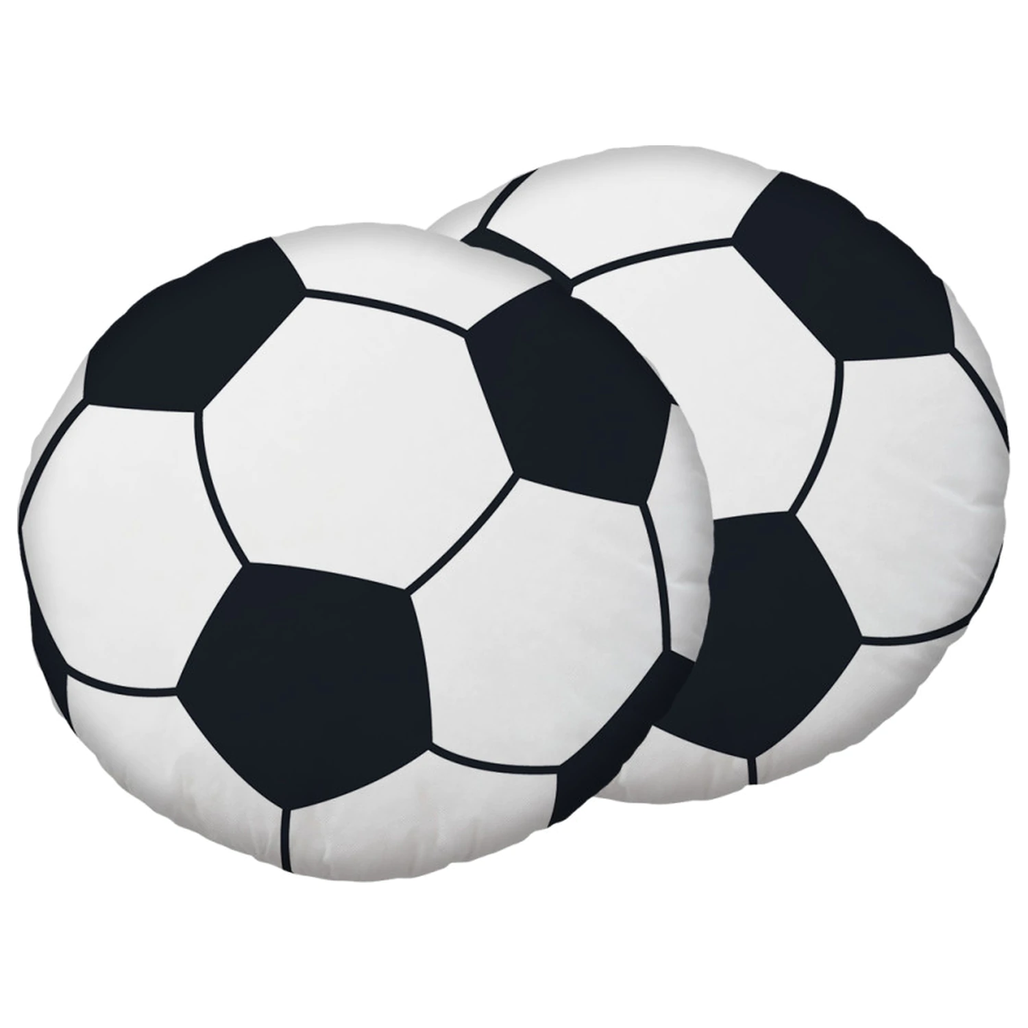 Football Ball Shaped Cushion, Decorative Pillow 35 cm product photo