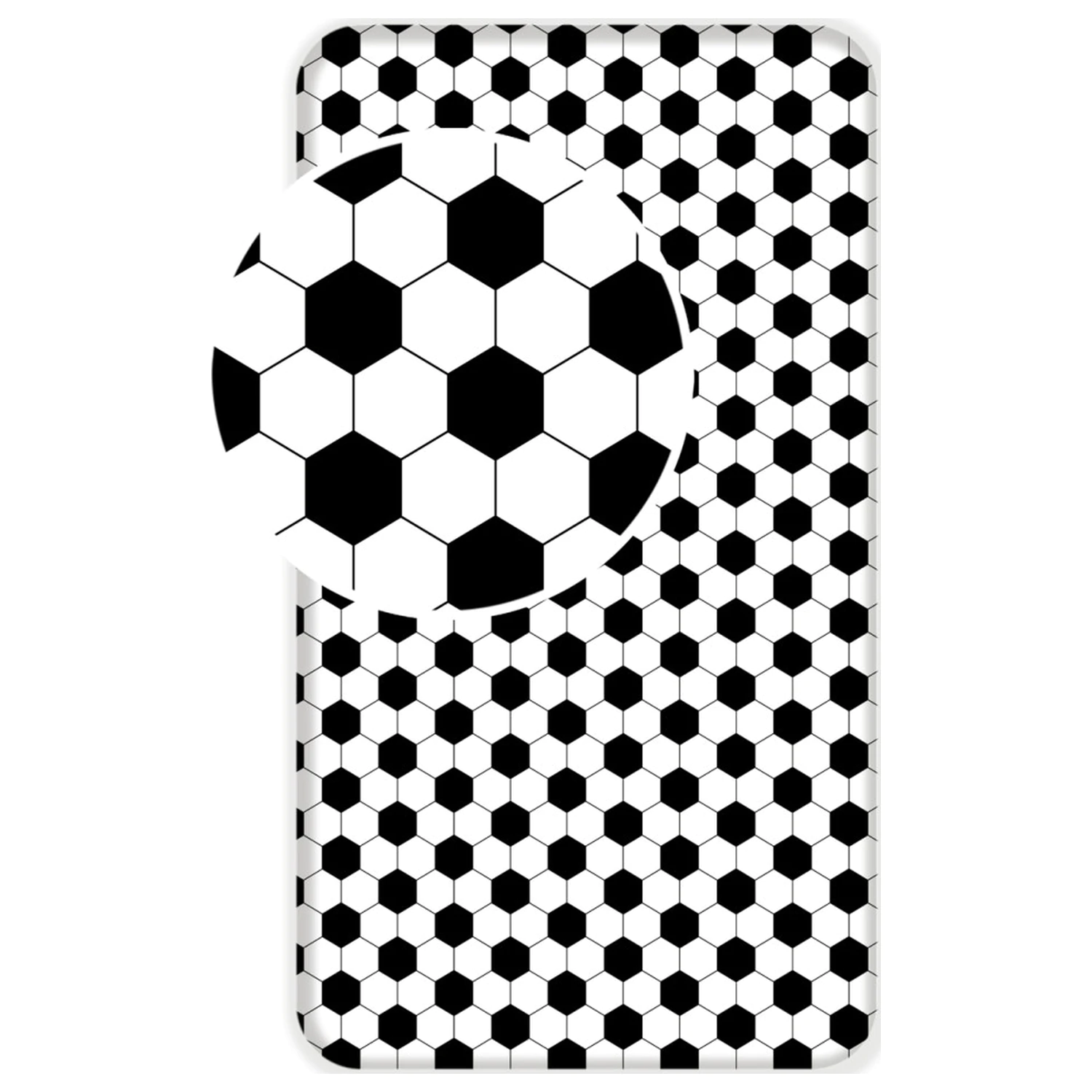 Football Balls Fitted Sheet 90x200 cm product photo