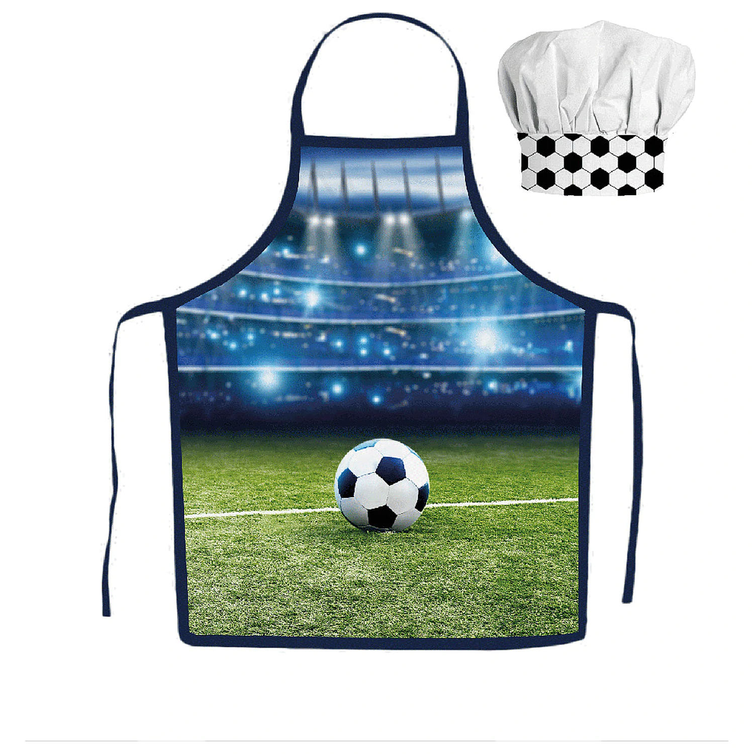 Football Stadium Kids Apron 2-piece Set product photo