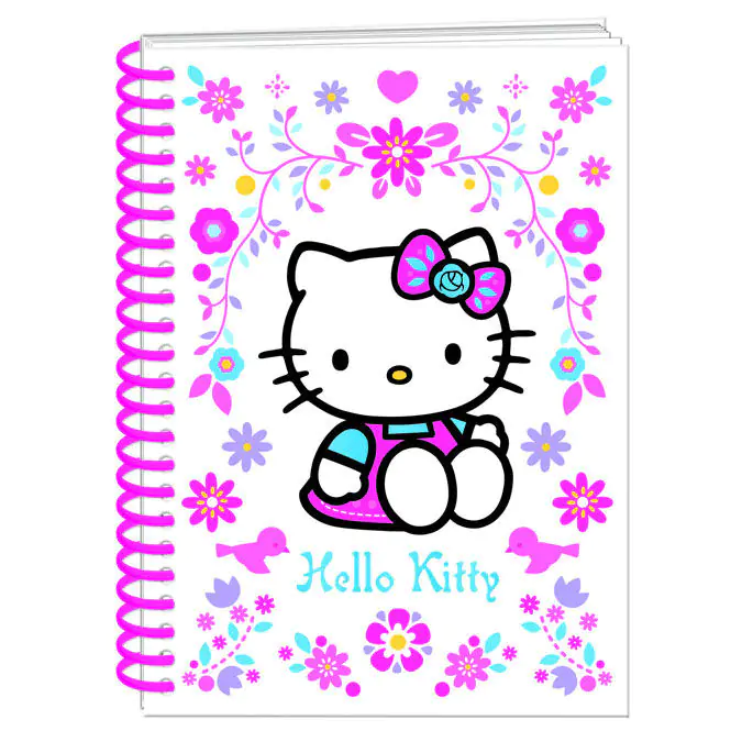 Folksy Hello Kitty A5 Notebook product photo