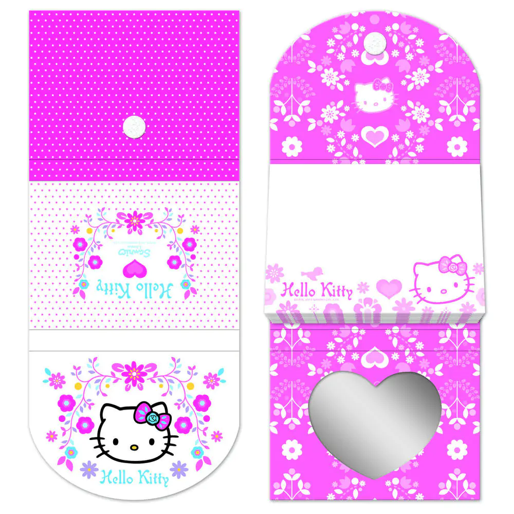 Folksy Hello Kitty A6 notebook with mirror product photo