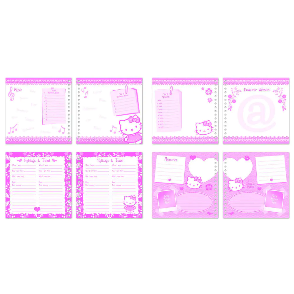 Folksy Hello Kitty friendship notebook product photo