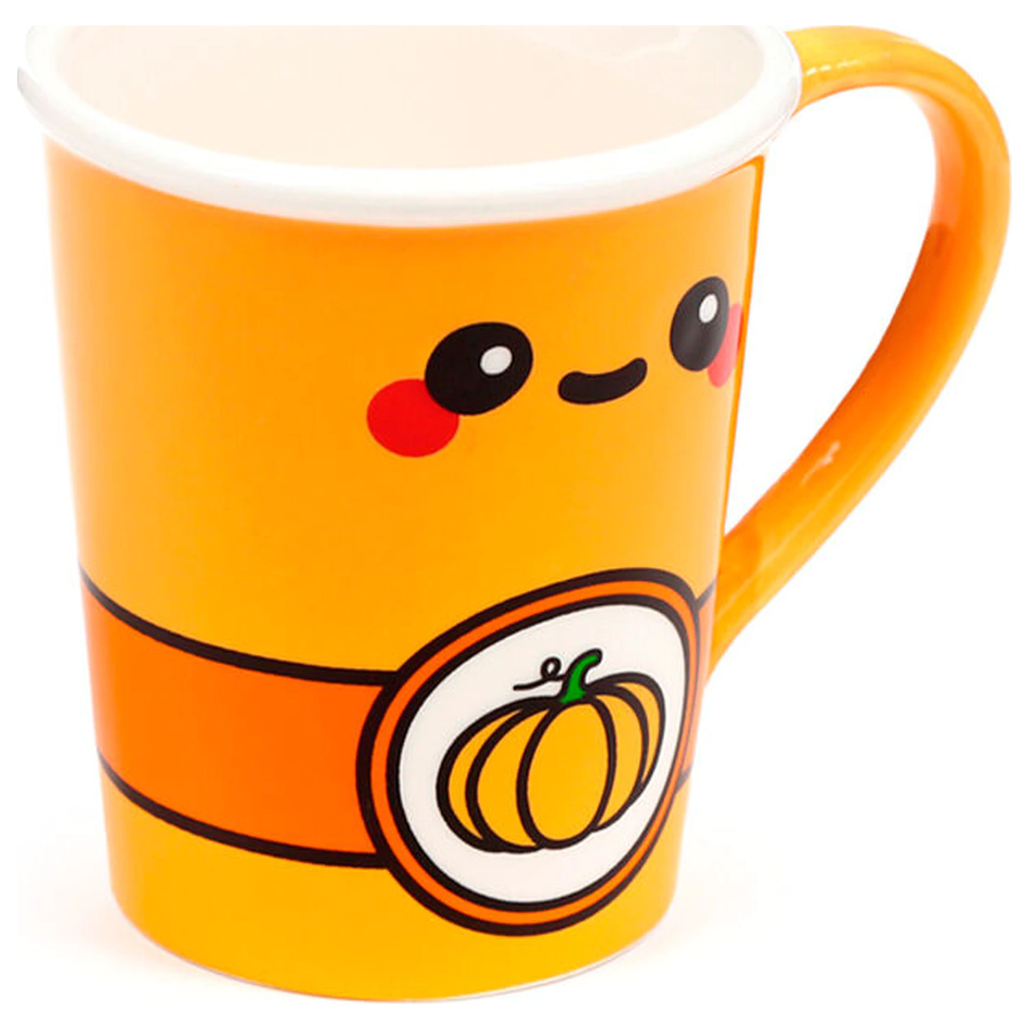 Foodiemals Latte pumpkin mug with lid 325ml product photo