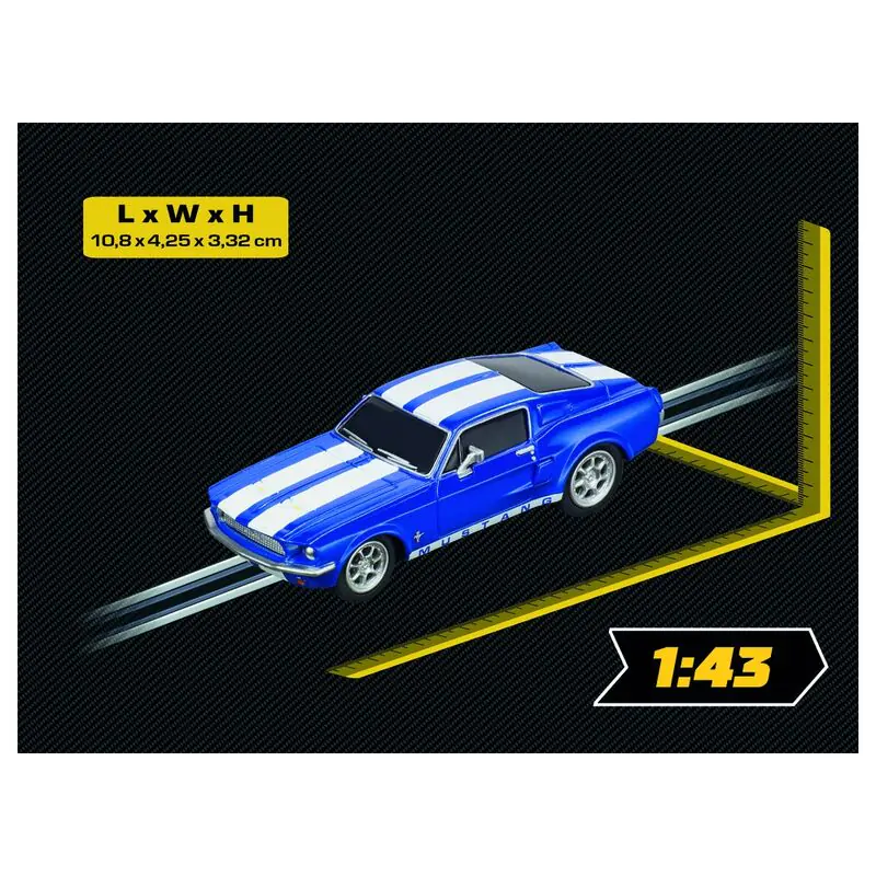 Ford Mustang 67 Racing Blue car product photo