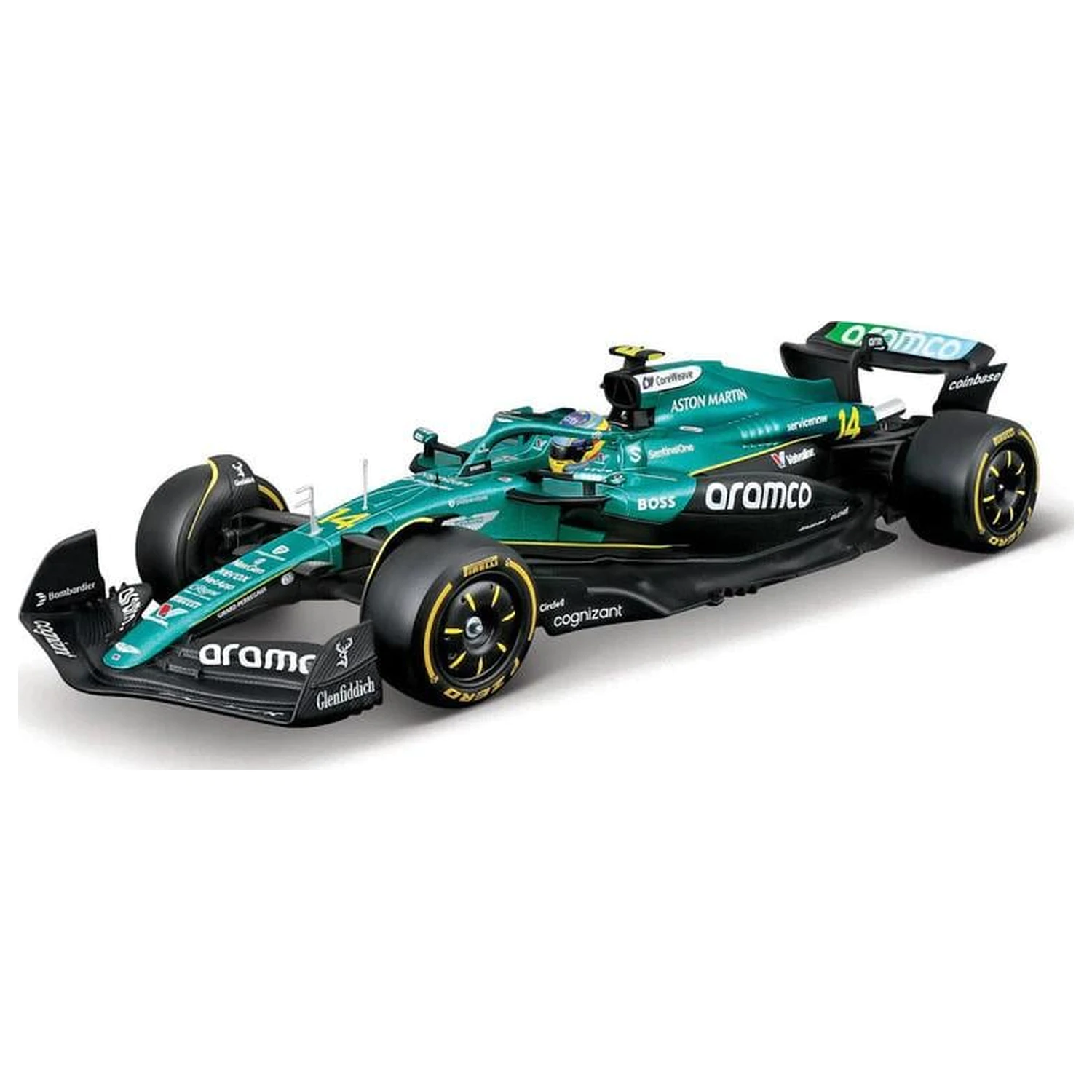 Formula 1 F1 Aston Martin AMR 25 2025 Alonso Die-cast Model 1/24 product photo