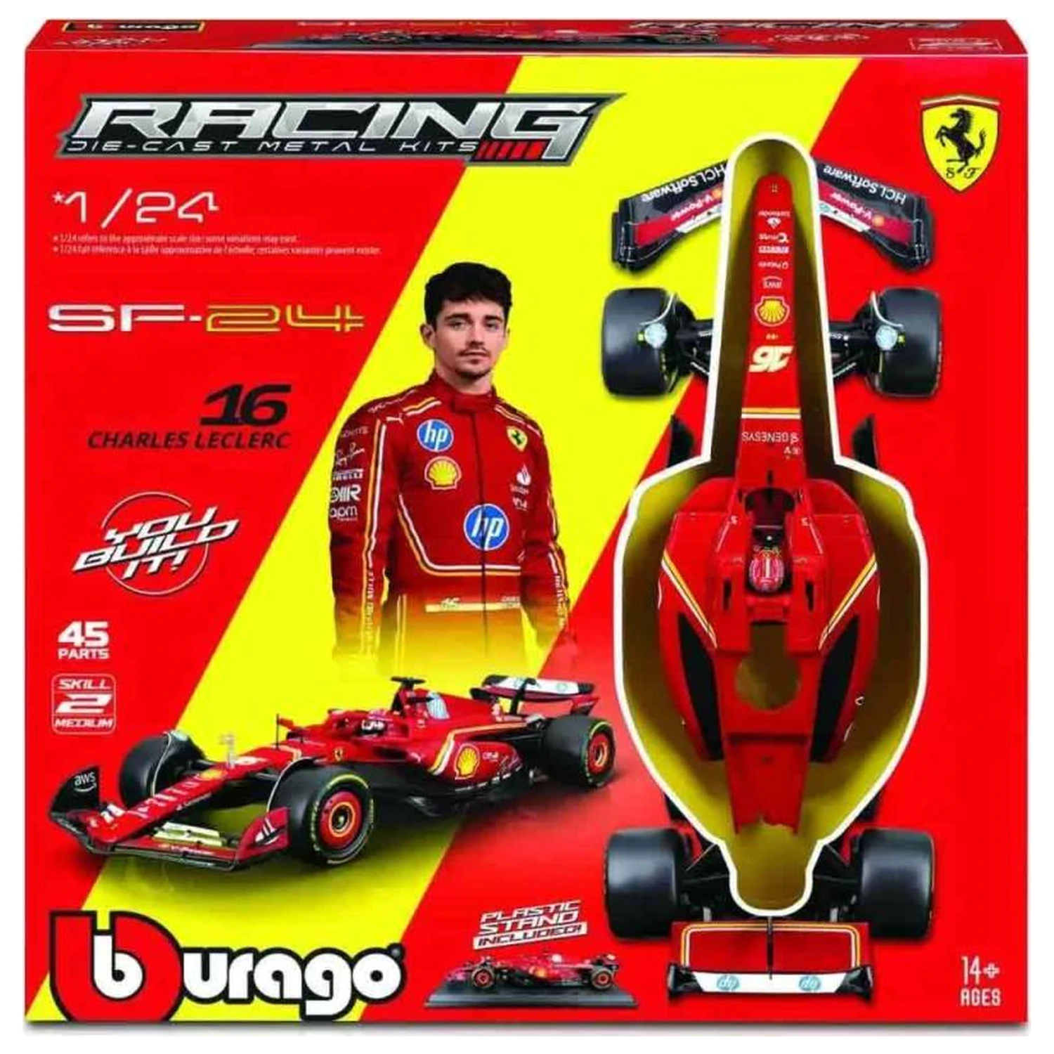Formula 1 F1 Ferrari SF-24 N.16 Charles Leclerc Model Kit 1/24 product photo