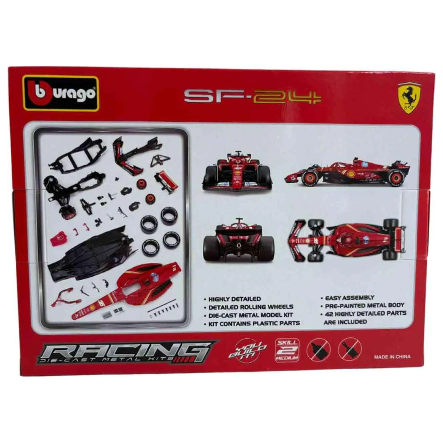 Formula 1 F1 Ferrari SF-24 N.16 Charles Leclerc Model Kit 1/24 product photo