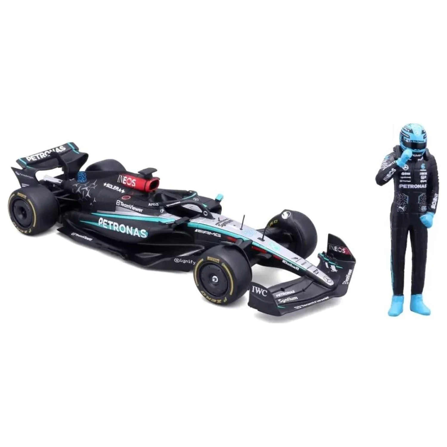 Formula 1 F1 Mercedes W15 E Perf. 2023 Russell Die-cast Model 1/24 product photo