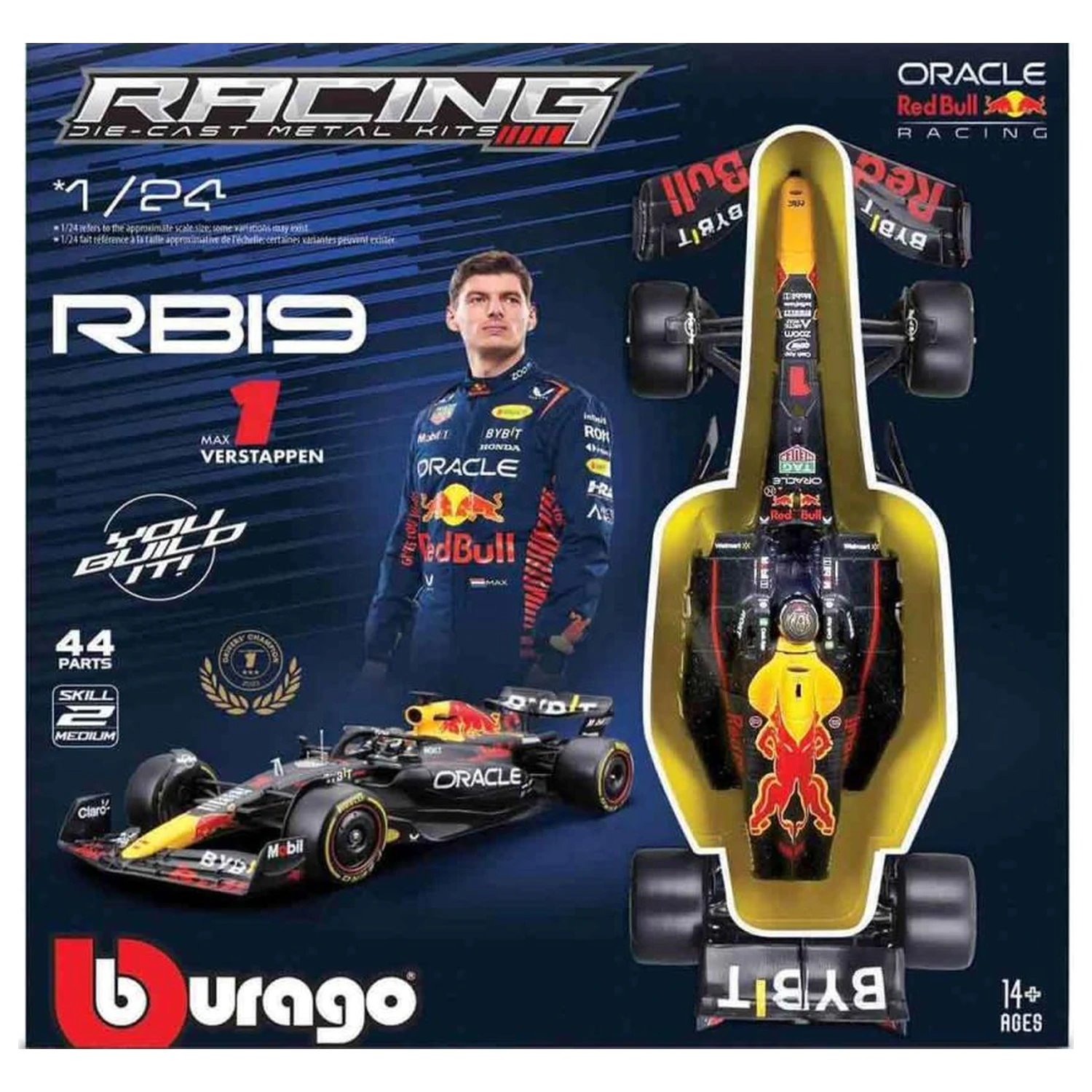 Formula 1 F1 Red Bull RB19 Max Verstappen Model Kit 1:24 product photo