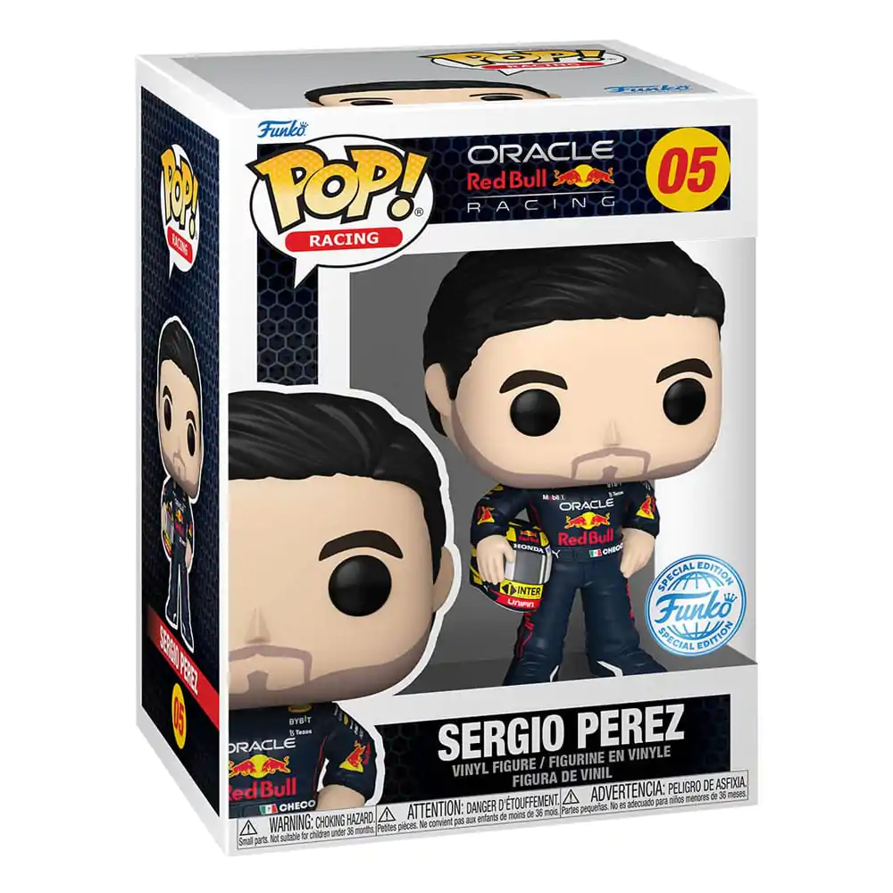 Formula 1 Funko POP! Racing Vinyl Figure Sergio Perez w/helmet Exclusive Edition 9 cm product photo