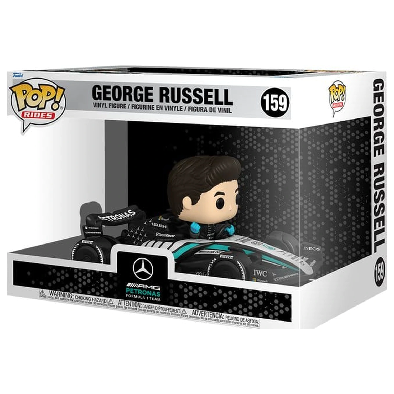 Formula 1 Funko POP! Rides Super Deluxe Vinyl Figure Mercedes Benz - George Russell 15 cm product photo