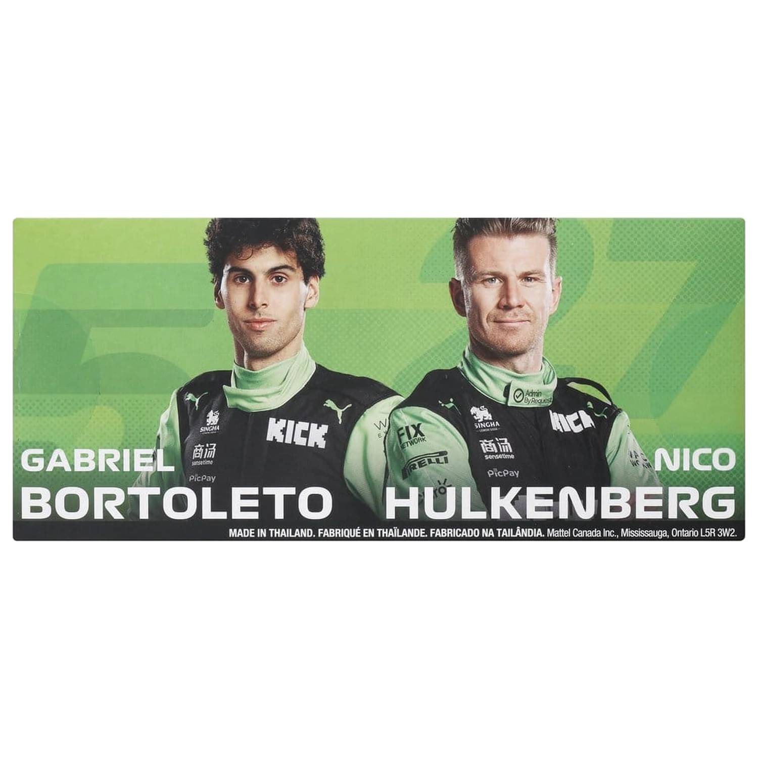 Formula 1 Hot Wheels Premium Die-Cast Vehicles 2-Pack 1/64 KICK Sauber Team product photo