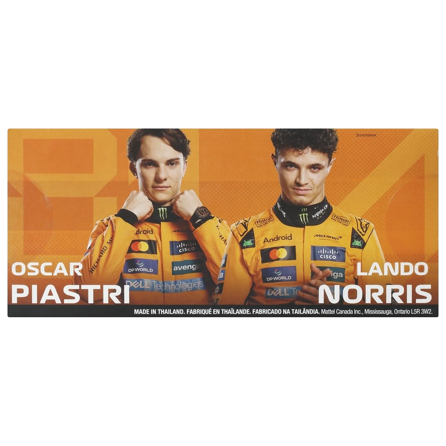 Formula 1 Hot Wheels Premium Die-Cast Vehicle 2-Pack 1:64 Team McLaren product photo