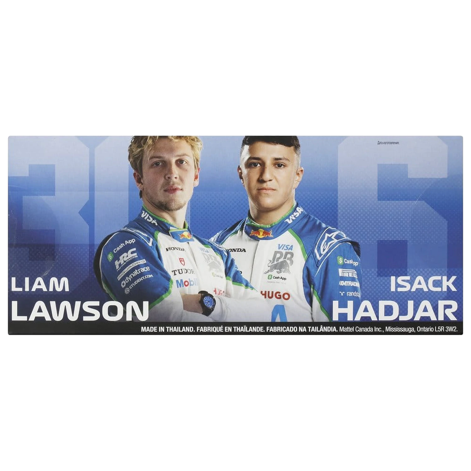 Formula 1 Hot Wheels Premium Die-Cast Vehicle 2-Pack 1:64 Team Visa Cash App Racing Bulls product photo