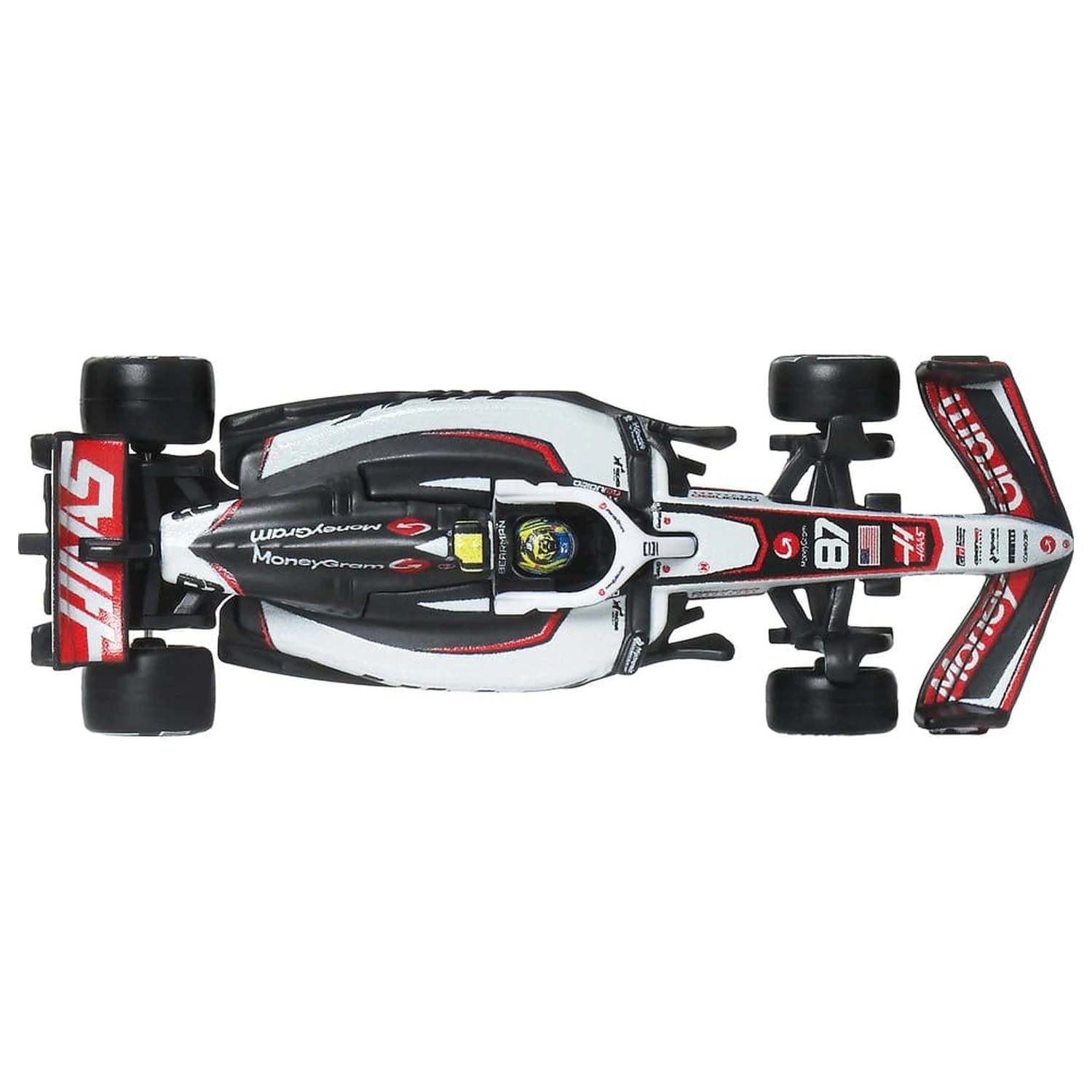Formula 1 Hot Wheels Premium Die-Cast Vehicle 1/64 MoneyGram Haas F1 Team product photo