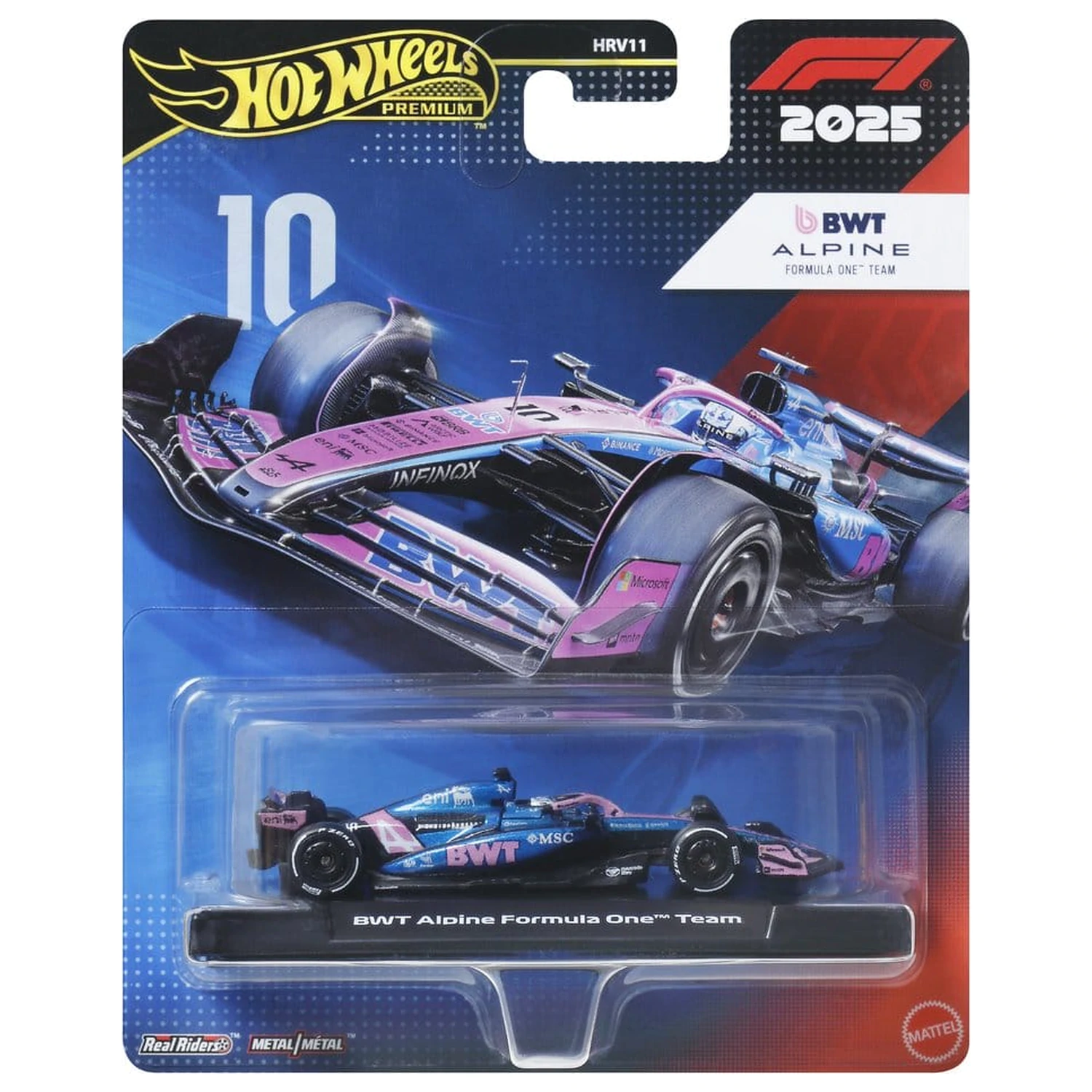 Formula 1 Hot Wheels Premium Die-Cast Vehicle 1:64 Team Alpine: Driver 1 product photo