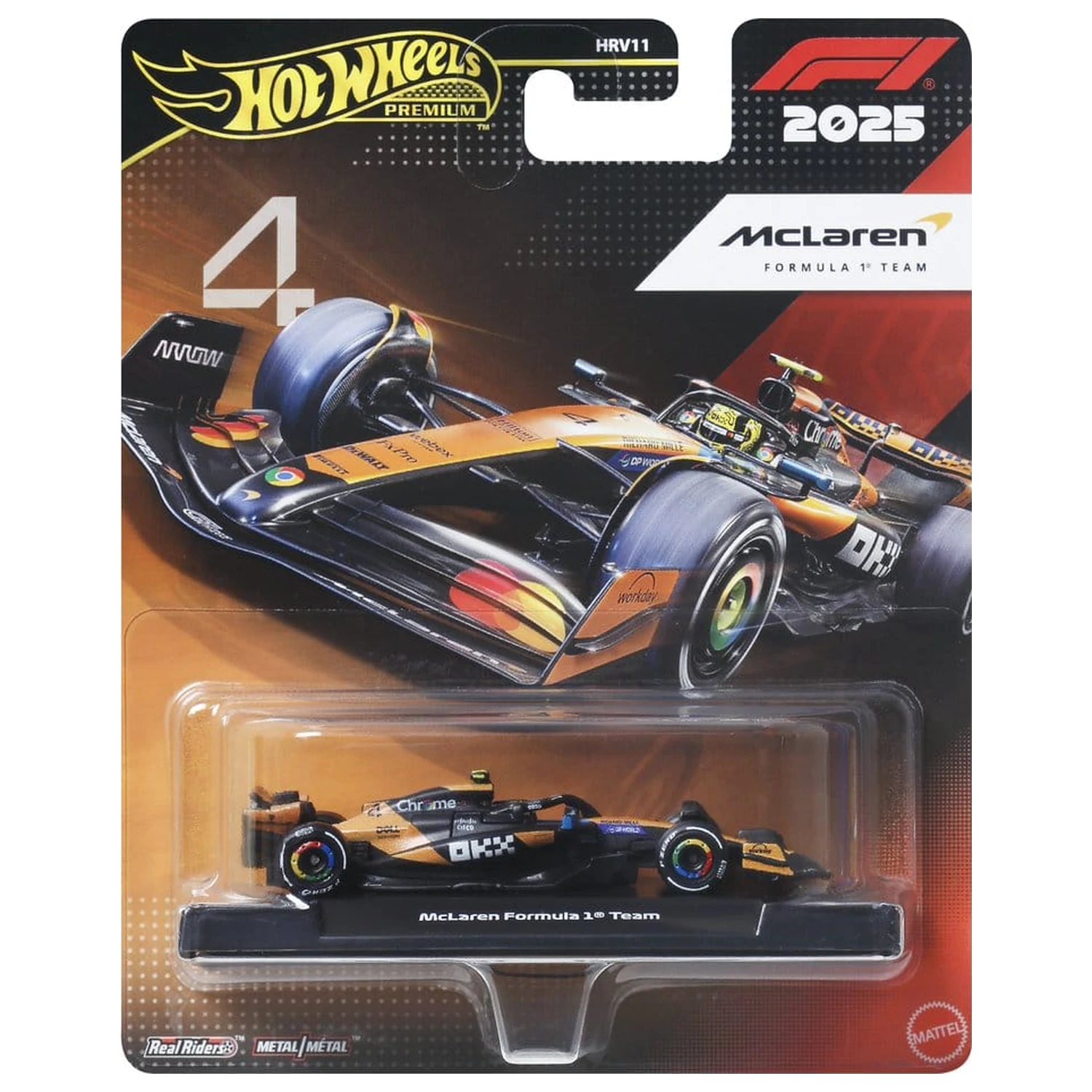 Formula 1 Hot Wheels Premium Die-Cast Vehicle 1:64 Team McLaren: Driver 2 product photo