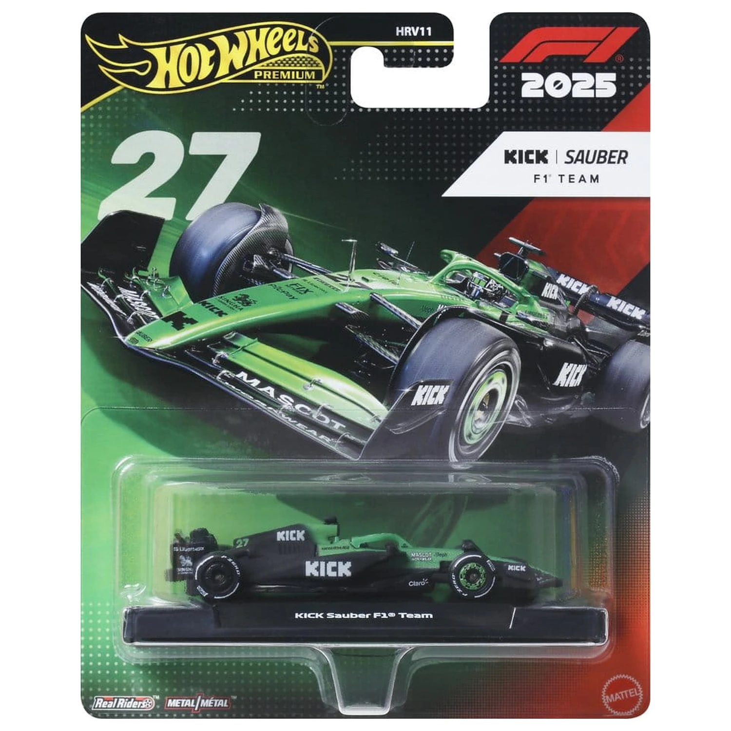 Formula 1 Hot Wheels Premium Die-Cast Vehicle 1:64 Team Sauber: Driver 1 product photo