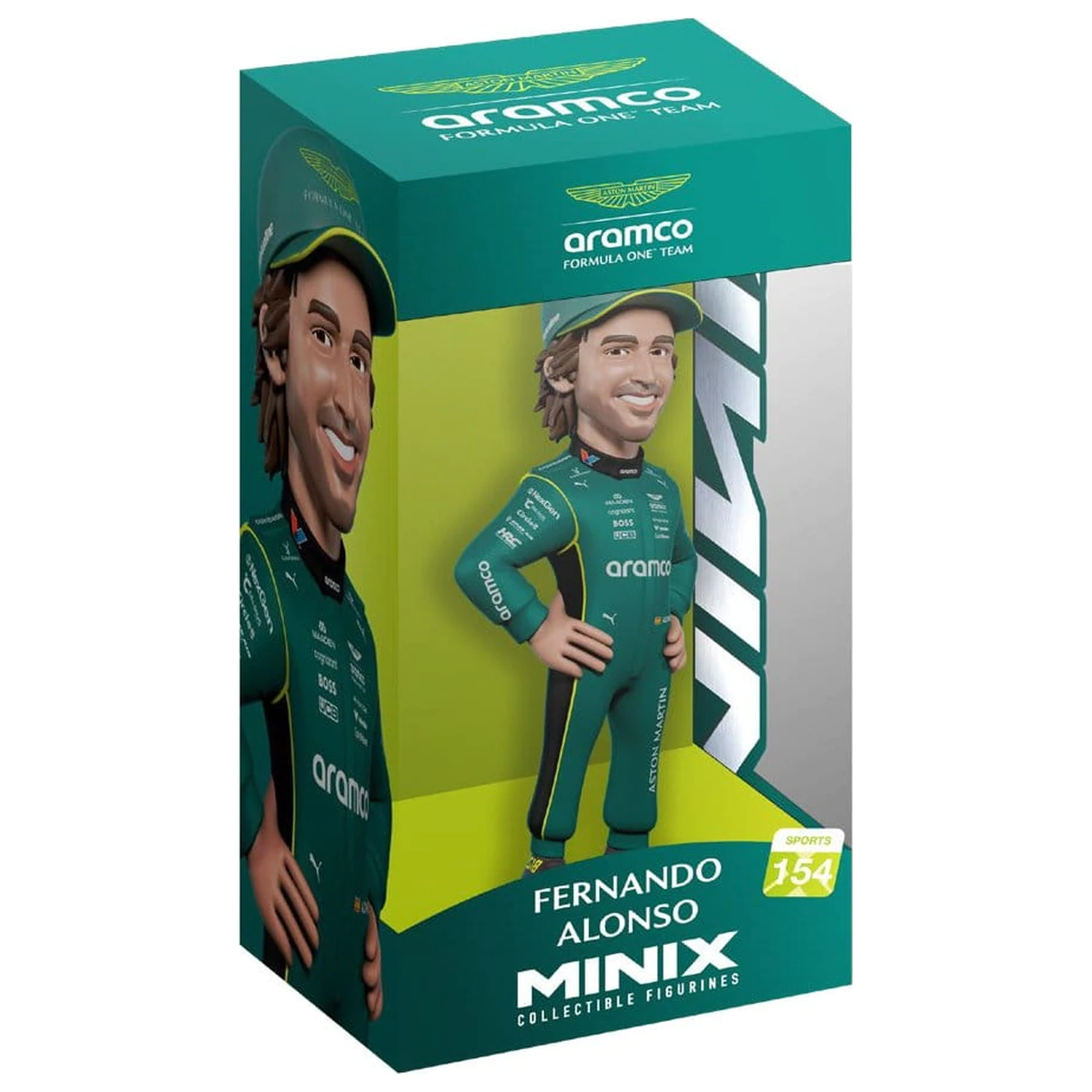 Formula 1 Minix Figure Fernando Alonso (Aston Martin) 12 cm product photo