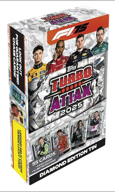 Formula 1 Turbo Attax TCG 2025 F1 Mega Tin Diamond Edition *German Version* product photo