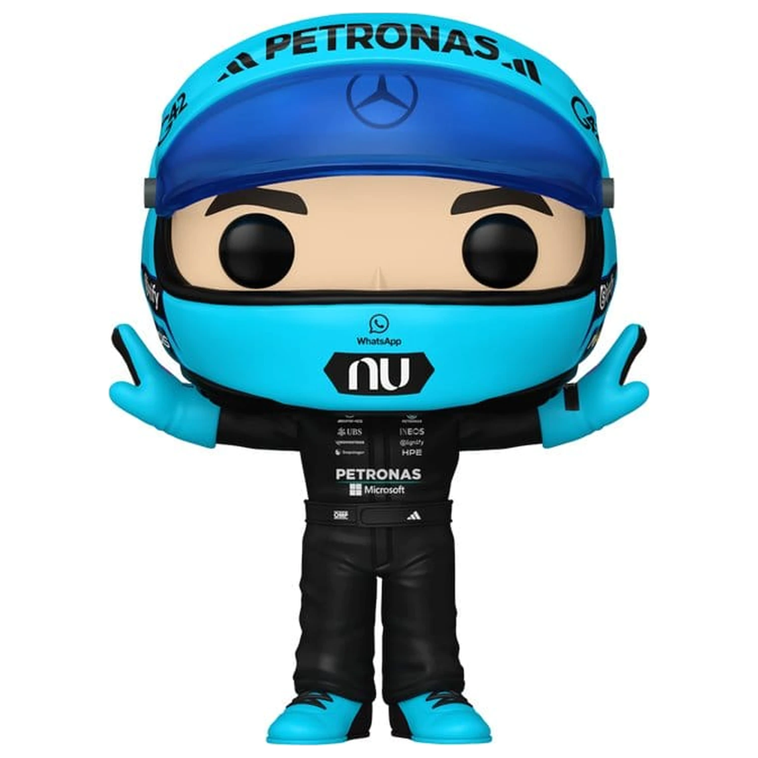 Formular 1 Funko POP! Racing Vinyl Figure Mercedes Benz - George Russell (T-Pose) 9 cm product photo