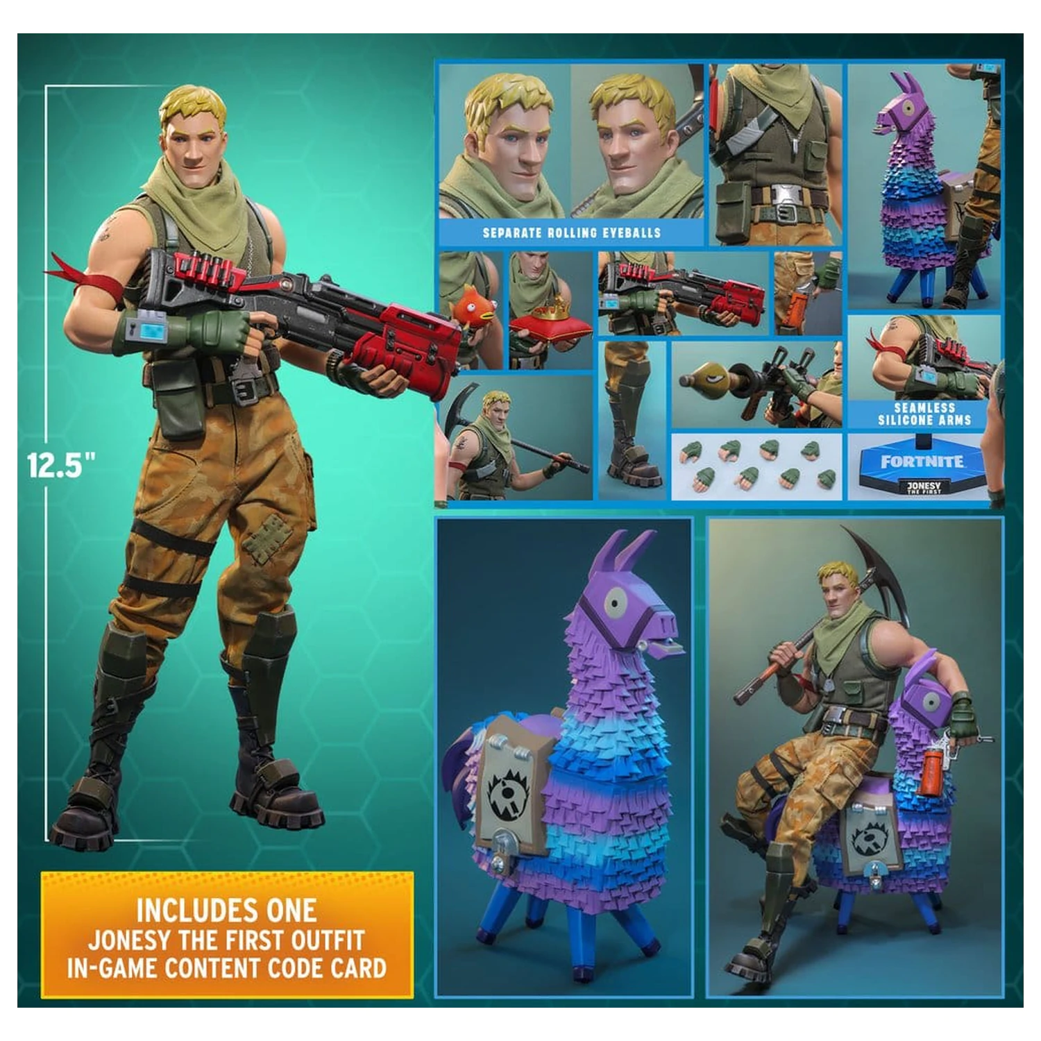 Fortnite Action Figure 1/6 Jonesy The First 32 cm product photo