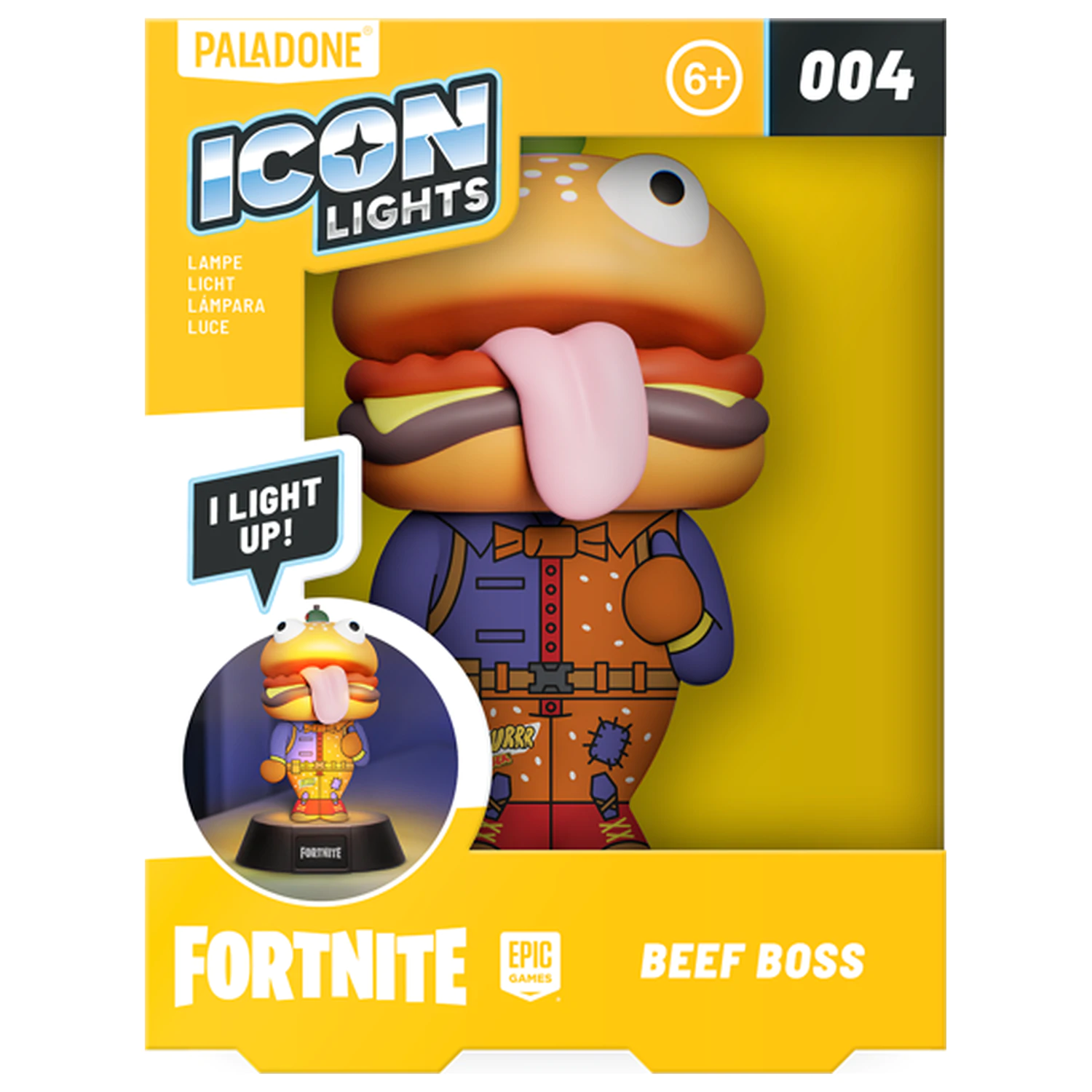 Fortnite Beef Boss Icon Lamp 11 cm product photo