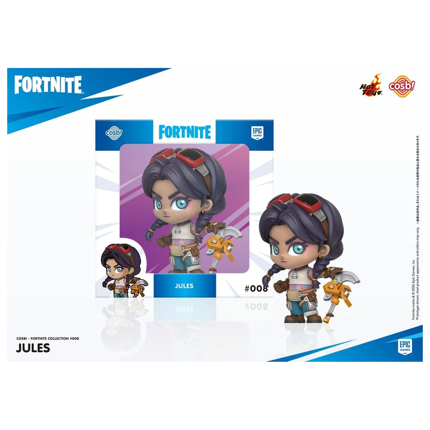 Fortnite Cosbi Mini Figure Jules 8 cm product photo