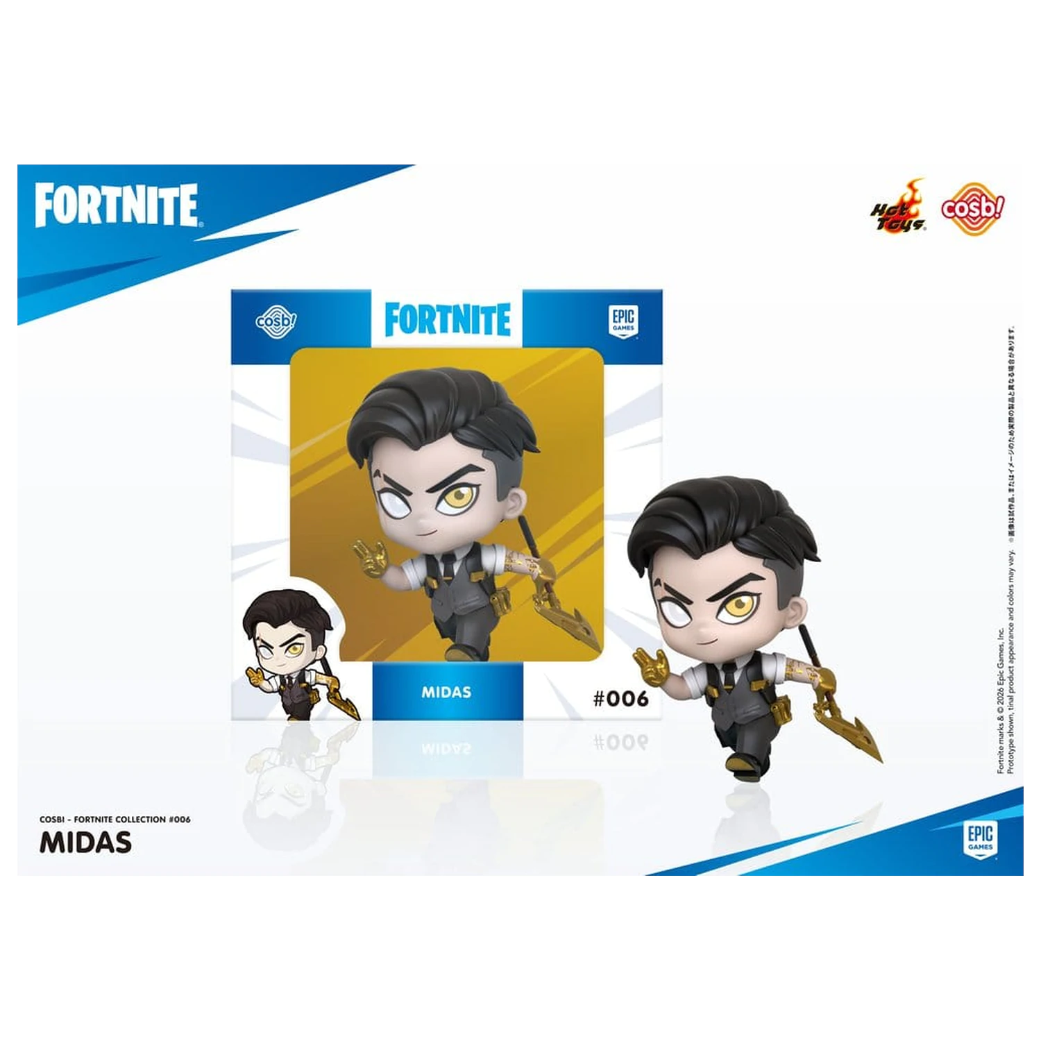 Fortnite Cosbi Mini Figure Midas 8 cm product photo