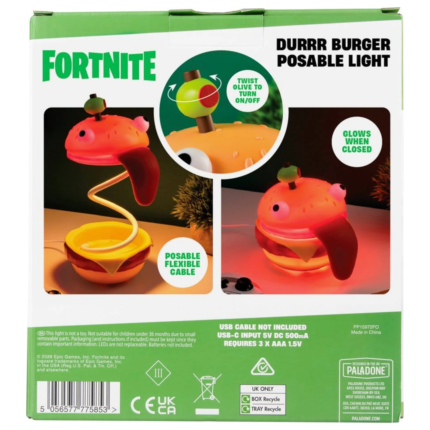 Fortnite Light Durrr Burger Posable 30 cm product photo