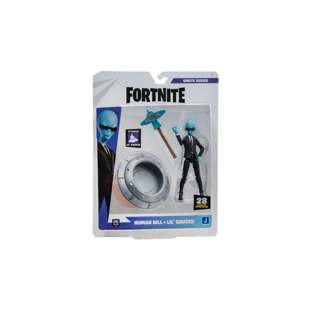 Fortnite Emote Series Action Figure Human Bill &amp; Lil' Saucer product photo